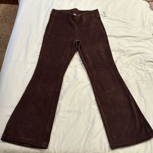 NWT Old Navy brown velvet pants
